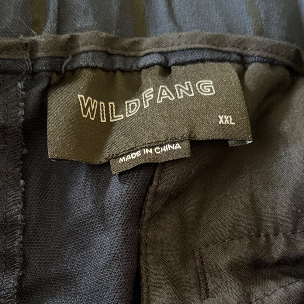 Women's Navy Grid Drawstring Pants - Picture 2 of 2
